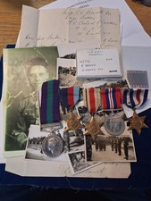 WW2 MEDAL GROUP OF 5 46776 FUS F BARKER NORTH FUS. SERVED ON  D DAY 1944 R.E.