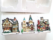 3 x Fibre Optic Lights Christmas house Village Working on batteries