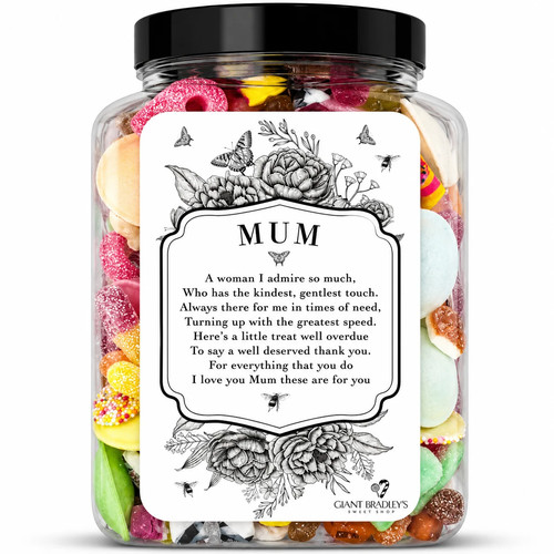 Mum sweet jar from giant - sweet,