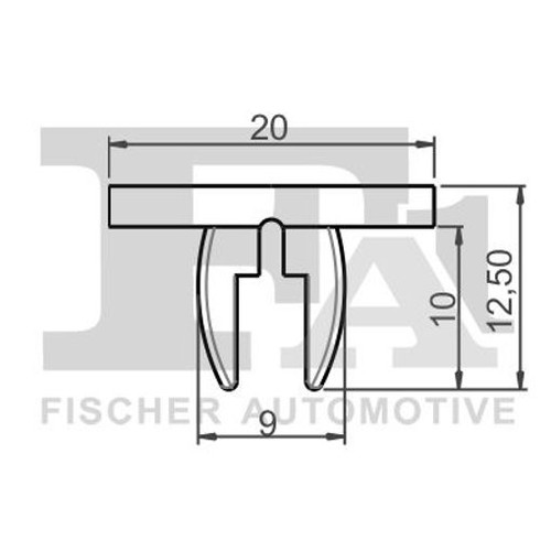 Fits fischer 60009 - 11-60009.5, clip