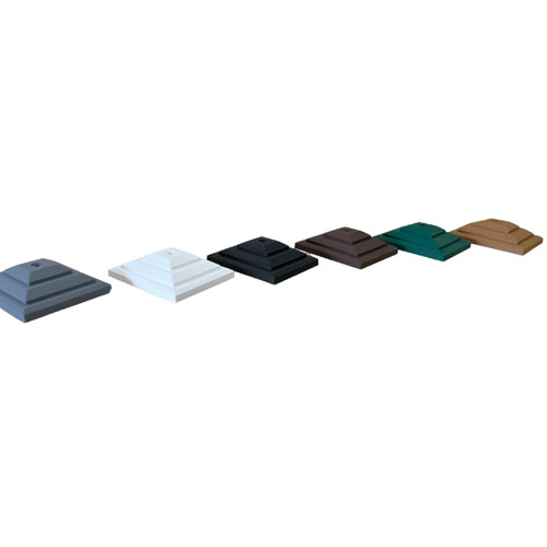 Plastic fence post caps for - plastic,