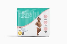 Mana Size 5 14+kg Nappies 30 Pack | Super Absorbent & Eco Friendly