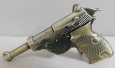 VTG Rare  1976 WALTHER P38 Pistol Shaped Metal Belt Buckle MM Limited Chicago