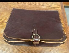 Mulberry Vintage Brown Leather  Laptop Briefcase Attaché . Needs straps 17”x13”