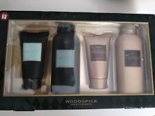 M&S Woodspice Gentleman Gift Set Shower Gels And Talcs Discontinued 