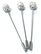 SHAMBALA DIAMOND ROUND BROOCH SHAWL SCARF HIJAB HAIR PIN BROOCH RAINBOW COLOUR