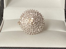 750,18ct gold 1ct diamond ring. L1/2 . 6.6gr