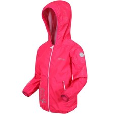 Regatta Girls Peppa Pig Refelective Waterproof Hooded Jacket - 6-12 M