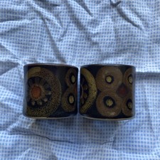 Denby Arabesque Vintage Egg Cups 1970s Set of 2