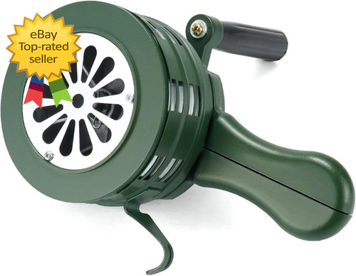 Hand crank siren - hand,