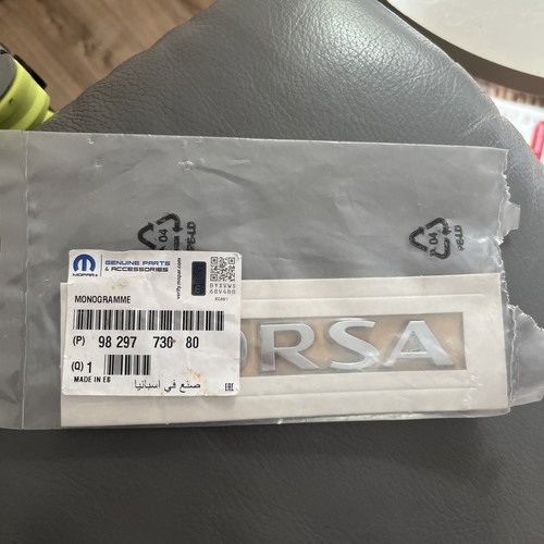 Genuine vauxhall corsa - f, rear