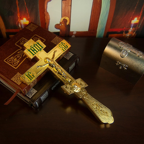 Eastern orthodox cross metal - eastern,