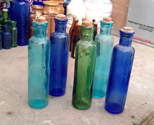 5x Vintage Bottles ( 14 cm