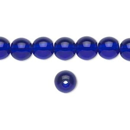 Transparent cobalt blue - blue, glass