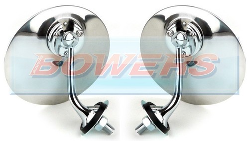 Pair lucas style chrome - pair,