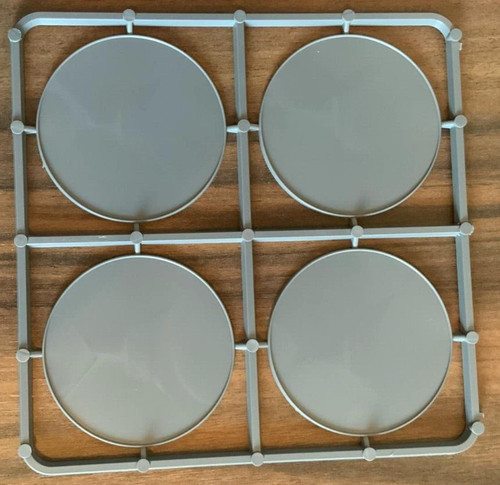 Lipped round 60mm - 4x,