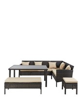 Monte Carlo Corner Dining Set Seats Up To 8 Stylish Spacious Outdoor Furniture