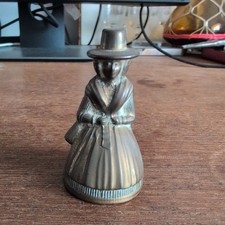 Vintage Welsh Lady Solid Brass