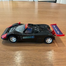 SCALEXTRIC C602 JAGUAR XJR9 SUPERCAT BLACK & RED CAR