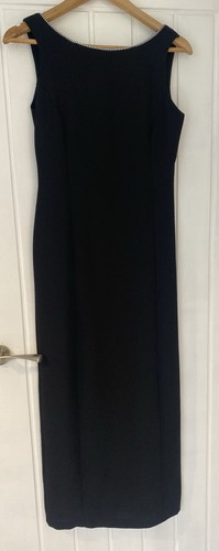 Black evening maxi dress - evening,