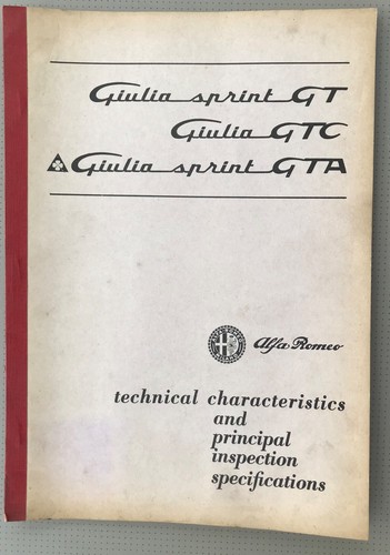 Alfa giulia gtc - giulia, gta