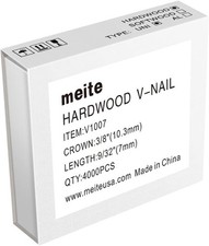 4,000 Counts Picture Frame Nails, 7mm V Nails Hardwood Type for Picture Framing