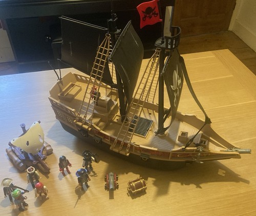 Playmobil pirate ship raft - pirate, &