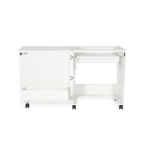 Compact white sewing machine - compact,