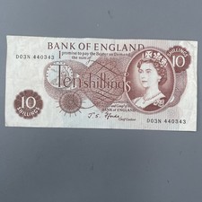 GB Queen Elizabeth 10/- Ten