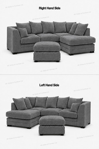 Dylan jumbo cord corner sofa - corner,