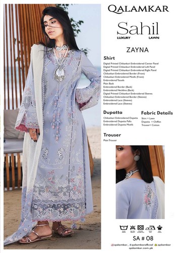 Qalamkar sahil embroidered - sahil,