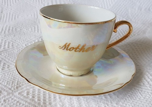 Tea cup saucer mother - cup, 'mother'