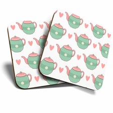 Coasters cute teapots - coasters,