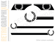 Laurel Side Panel stickers decals stripes for Vespa PX Scooter only