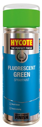 Hycote fluorescent green fast - green,