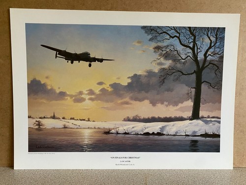 Lancaster aviation art print - lancaster,