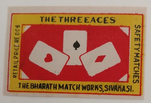 Old matchbox label the - label,