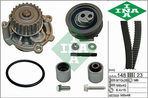 Water pump timing belt kit - timing,