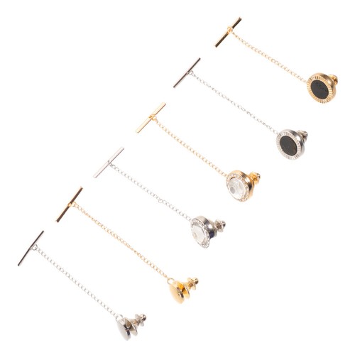 6pcs tie tacks men - tie,