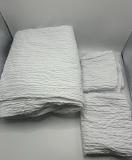 John Lewis ANYDAY Stripe Seersucker Duvet Cover Set Double 