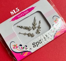 4 X Crystal Gem Bindi Indian