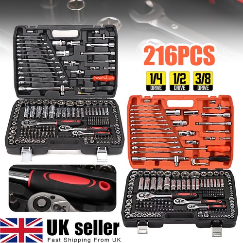 Large socket set ratchet - large,