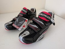 Specialized Pro Road UK Size 7 EU 41 Cycling Shoes  Black/Red/Silver NEW Unisex