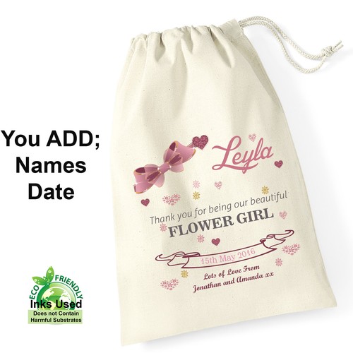 Flower girl personalised - flower,