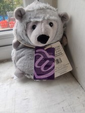 Warmies CP-HED-3 Heatable Plush Toy, Grey