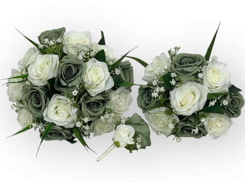 Wedding flowers ivory sage - wedding,