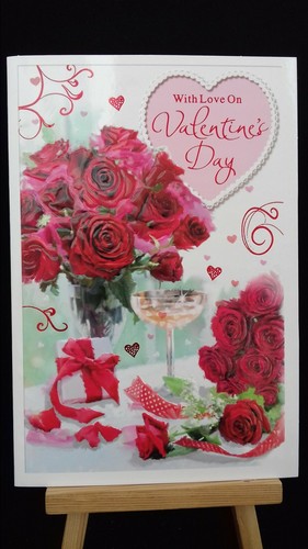 Valentine day card women - card,