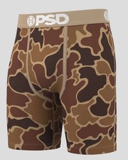 PSD Duck Camo 7" Boxer Briefs Breathable MicroMesh Stretch Fit