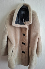 George creamy beige faux fur