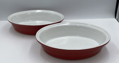 Pyrex red ceramic oval - x,